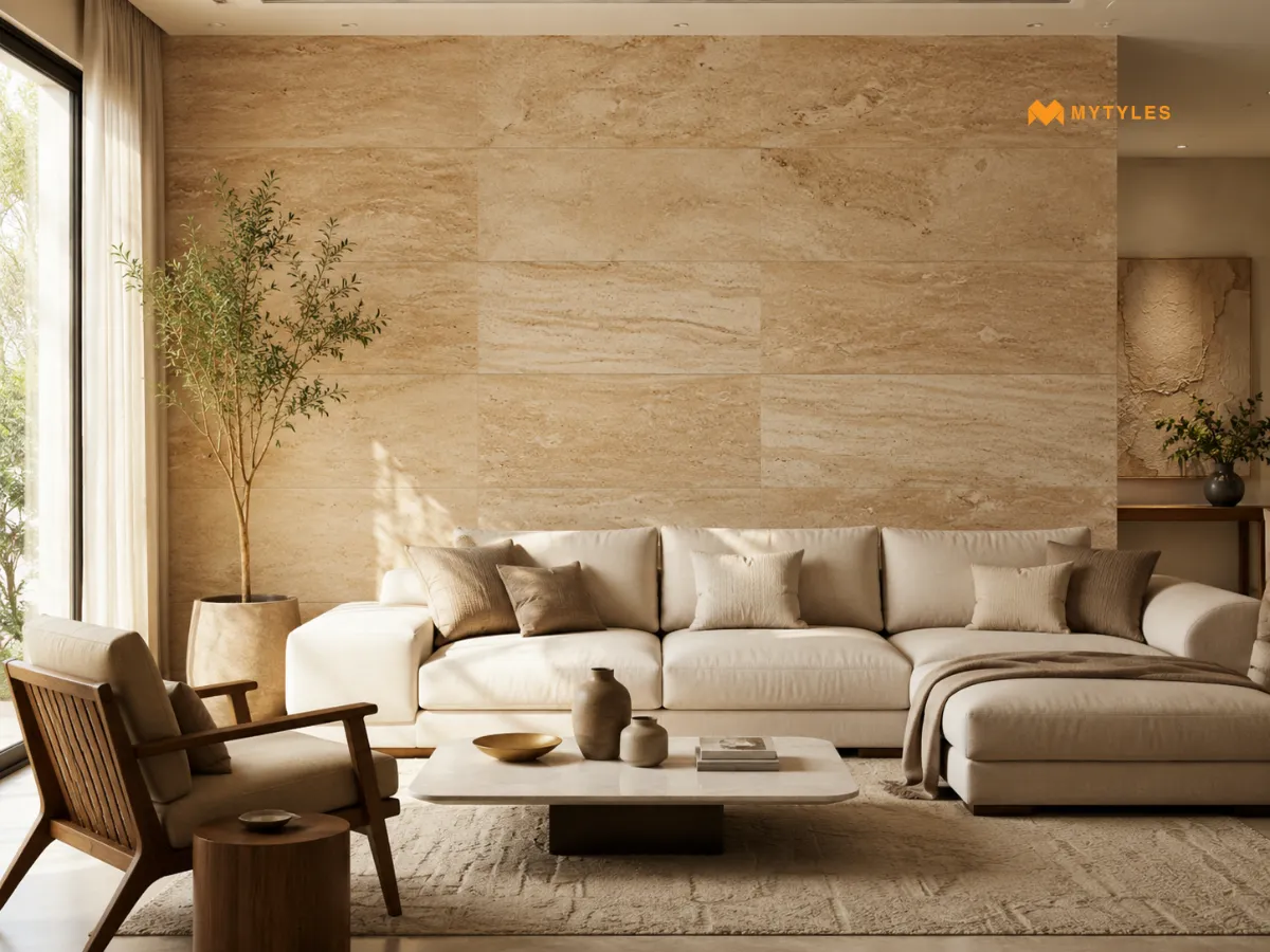 Warm Beige and Off-White